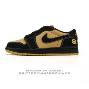 Jordan Air 1 Low Retro Classic Leather Basketball Shoes