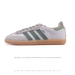 Adidas Samba OG Leather Shoes Classic White Sneakers for Men and Women