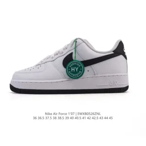 Nike Air Force 1 Lv8 Low Top Leather Sneakers with Air Cushioning