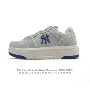MLB Chunky Liner Mid Retro Street Style High Top Sneakers