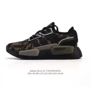 Adidas NMD G1 Men's Running Shoes Breathable Knit Lightweight Cushioning