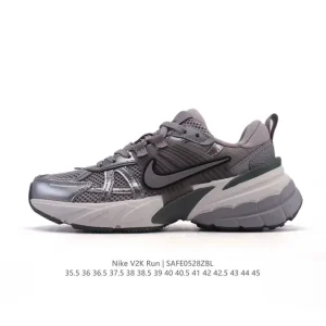 Nike V2K Run Retro Running Shoe White Metallic