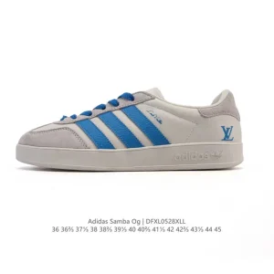 Adidas Samba OG Leather Shoes Classic White Sneakers for Men and Women