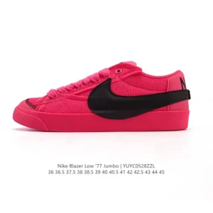 Nike Blazer Low '77 Jumbo Vintage Style Sneakers with Oversized Swoosh