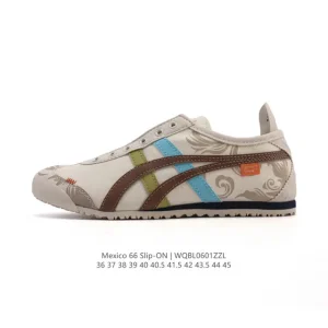 ASICS Onitsuka Tiger Mexico 66 Slip On Vintage Canvas Shoes