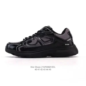 Dior D-Connect Men's Sneakers Mirror Finish Rubber Sole