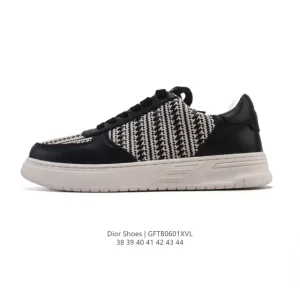 Dior Men's Low-Top Luxury Sneakers with Thick Sole