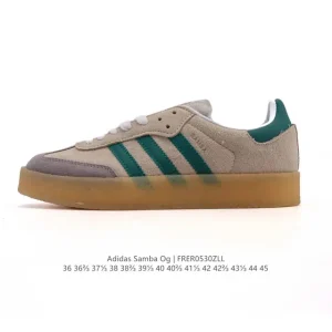 Adidas Samba Valentine 2025 Snake Leather Retro Sneakers for Men and Women