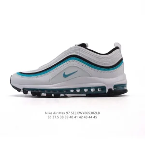 Nike Air Max 97 Low Top Running Shoes with Visible Air Cushion