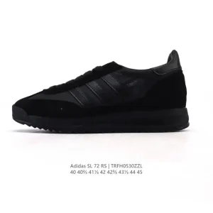 Adidas Sl 72 Vintage Low Top Sneakers with Canvas and Suede