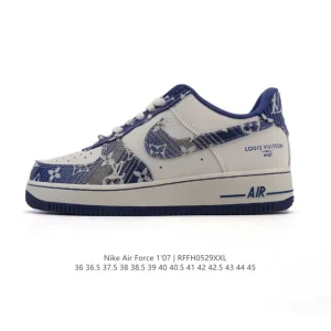 Louis Vuitton Air Force 1 '07 Low Sneaker with Honeycomb Air Cushion