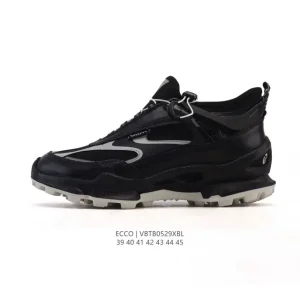 ECCO Men's Outdoor Leisure Sneakers Lightweight Breathable Lace-up Shoes