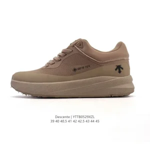 Descente Chron Retro Men's Outdoor Hiking Sneakers Comfortable Leather Shoes
