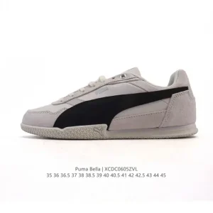 PUMA Bella Donna Nylon White Casual Sneakers for Women and Men