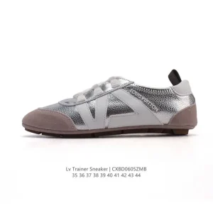 Louis Vuitton Trainer 2028 Ballet Retro Vintage Leather White Sneakers