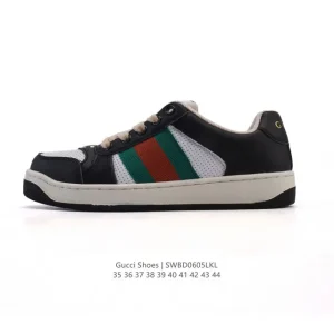 Gucci Screener Old Glitter Vintage Sneaker with Thick Sole