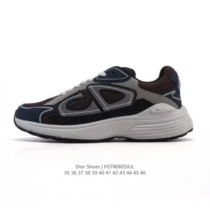 Dior D-Connect Chloroprene Rubber Sneakers Platform Chunky Shoes