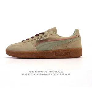 PUMA Palermo OG Army Trainer Vintage Leather Low Cut Sneakers