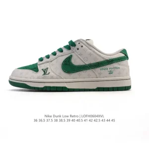 Nike Dunk Low Retro Louis Vuitton Collaboration Vintage Basketball Skateboarding Shoes