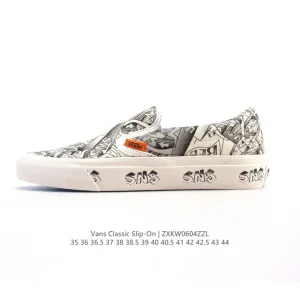 Vans Classic Slip-On Checkerboard Skate Shoes for Men and Women