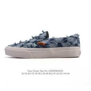 Vans Classic Slip-On Checkerboard Canvas Shoes