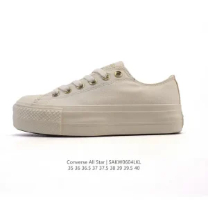 Converse Low Top Platform Sneakers for Women - Retro All Star Style