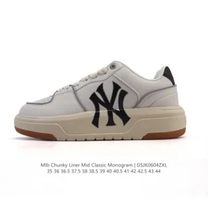 MLB Chunky Liner Mid Retro Streetwear Sneakers for Youth