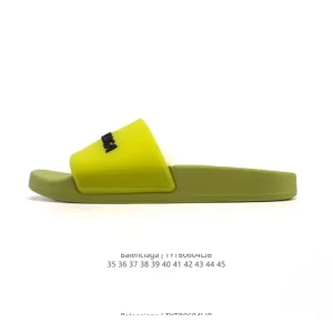 Balenciaga Pool Slides Summer Fashion Luxury Slippers for Men and Women