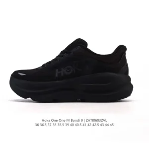 HOKA Bondi 9 Men's and Women's Running Shoes for Comfort and Durability