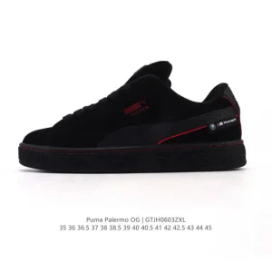 Puma Palermo Og Army Trainer Retro Leather Shoes