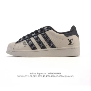 Adidas Superstar 2025 Snake Year LV Collaboration Classic Shell Toe Sneakers