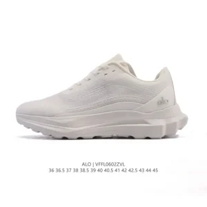 Alo Yoga Recovery Mode Comfort Minimalist White Sneakers for Men and Women