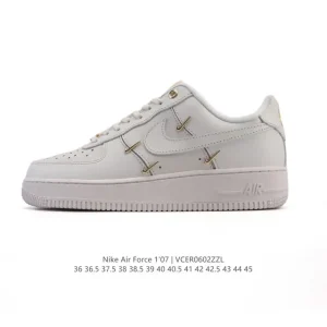 Nike Air Force 1 '07 Low White Leather Sneakers 2025 Year of the Snake Edition