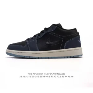 Air Jordan 1 Low Retro Classic Leather Basketball Shoes