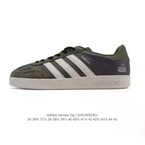 Adidas Samba OG Classic Leather Sneakers White T-toe Shoes