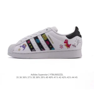 Adidas Superstar 2025 Snake Year Cartoon Print Shell Toe Women's Shoes