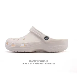 Crocs Unisex Classic Clog Sandals - Thick Sole Platform Slippers for Men and Women