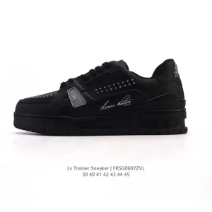 Louis Vuitton Trainer Sneaker Low Men's Fashion Thick Sole Shoes