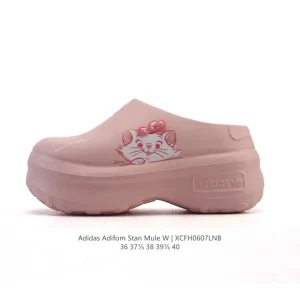 Adidas Adifom Hello Kitty Bow Slide Sandals for Women Summer Beach