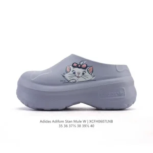 Adidas Adifom Hello Kitty Bow Platform Slides for Women Summer Beach