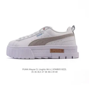 PUMA Mayze Cliights Wns Leather Platform Sneakers for Women