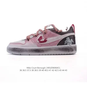 Nike Court Borough Low 2024 Men's Women's Low-Top Sneakers with Dual Laces