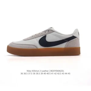J.Crew x Nike Killshot II Leather Sneakers in Cream White with Gum Sole