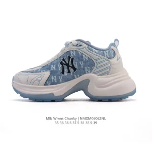 MLB Chunky Liner 6cm Thick Sole Retro Baseball Sneakers