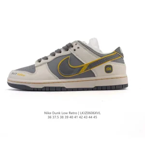 Nike Dunk Low Retro Vintage Basketball Sneakers for Men and Women