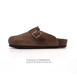 Birkenstock Boston Suede Shearling Slipper Shoe for Men and Women