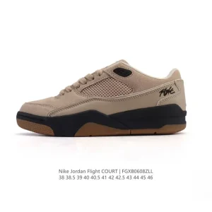Jordan Flight Court Retro Basketball Shoes for Women - Low Top Skateboarding Inspired