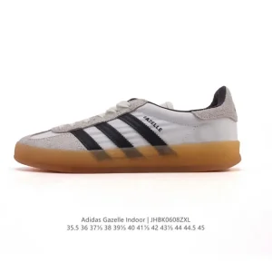 Adidas Originals Gazelle Indoor Retro Leather Sneakers Classic Gum Sole