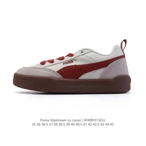 Puma Slipstream Laces Vintage Leather Sneakers for Men and Women