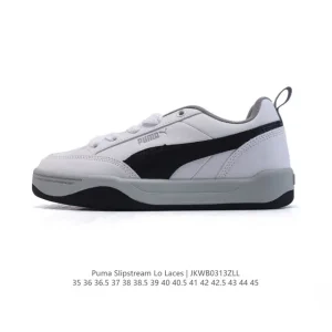 PUMA Slipstream Laces Vintage Leather Retro Sneakers